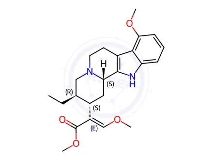 Chemical structure of Mitragynine Impurity 12 (Speciogynine)