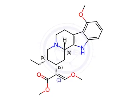 Chemical structure of Mitragynine