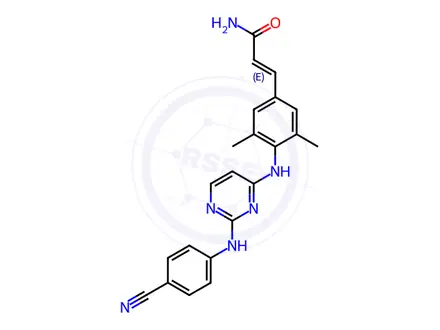 Chemical structure of Rilpivirine Impurity 5