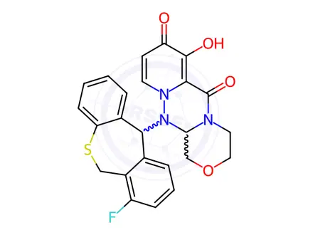 Chemical structure of Baloxavir Marboxil Impurity 9