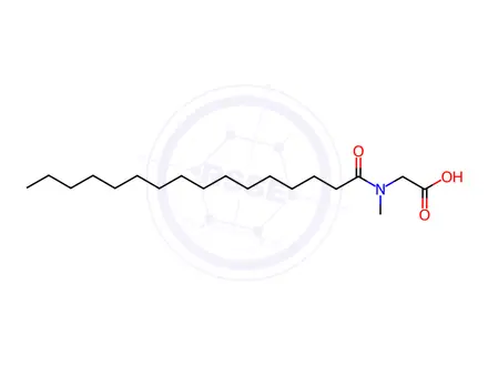 Chemical structure of Glycine,N-methyl-N-(1-oxohexadicyl)