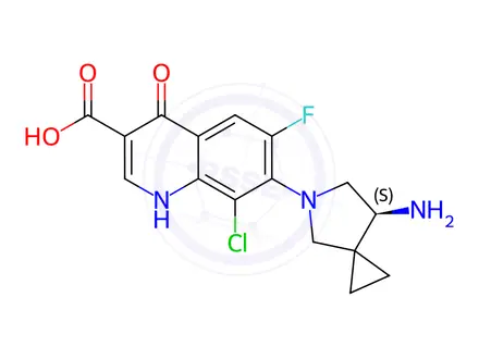 Chemical structure of Sitafloxacin Impurity 47