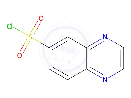 Chemical structure of Quinoxaline-6-sulfonyl Chloride