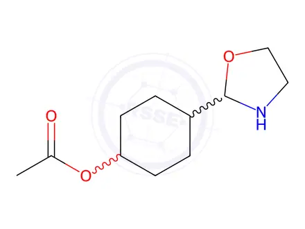 Chemical structure of (4-oxazol-2-ylphenyl) acetate