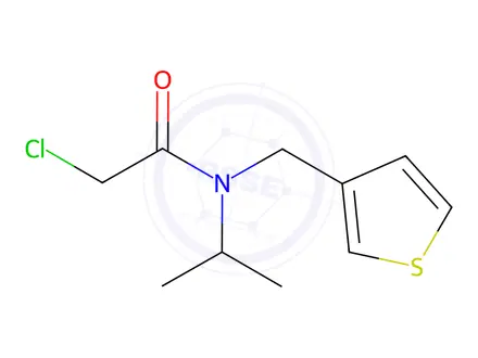 Chemical structure of 2-Chloro-N-isopropyl-N-(thiophen-3-ylmethyl)acetamide