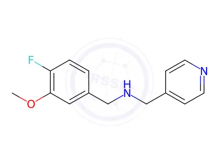 Chemical structure of (4-Fluoro-3-methoxybenzyl)-(pyridin-4-ylmethyl)amine