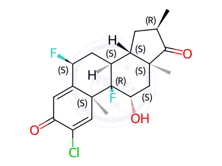 Chemical structure of Halometasone Impurity 2