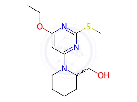 Chemical structure of [1-(6-Ethoxy-2-Methylsulfanyl-pyriMidin-4-yl)-piperidin-2-yl]-Methanol