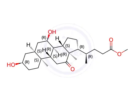 Chemical structure of Cholic Acid Impurity 8