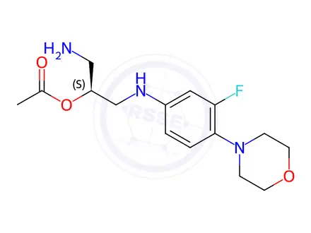 Chemical structure of Linezolid Impurity 38