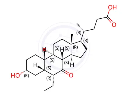 Chemical structure of Obeticholic Acid Impurity 4