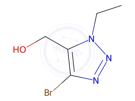 Chemical structure of (4-Bromo-1-ethyl-1H-1,2,3-triazol-5-yl)methanol