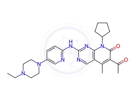 Chemical structure of Palbociclib Impurity 137