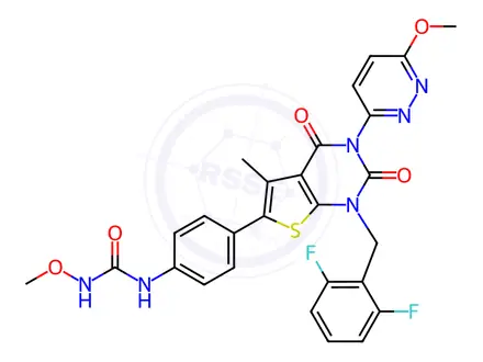 Chemical structure of Relugolix Impurity 113