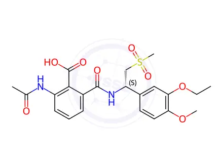 Chemical structure of Apremilast Impurity TNA
