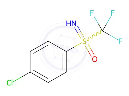 Chemical structure of (4-Chlorophenyl)(imino)(trifluoromethyl)-lambda6-sulfanone