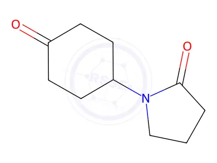 Chemical structure of 1-(4-Oxocyclohexyl)pyrrolidin-2-one