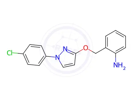 Chemical structure of Pyraclostrobin Impurity 2