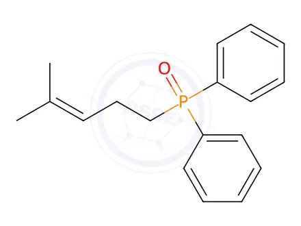 Chemical structure of (4-Methylpent-3-en-1-yl)diphenylphosphine oxide