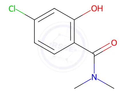 Chemical structure of 4-Chloro-2-hydroxy-N,N-dimethylbenzamide