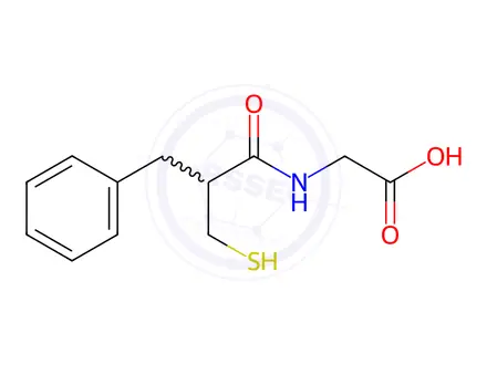 Chemical structure of Racecadotril Impurity 2(Racecadotril EP Impurity B)