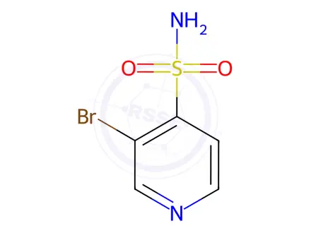 Chemical structure of 3-Bromopyridine-4-sulfonamide