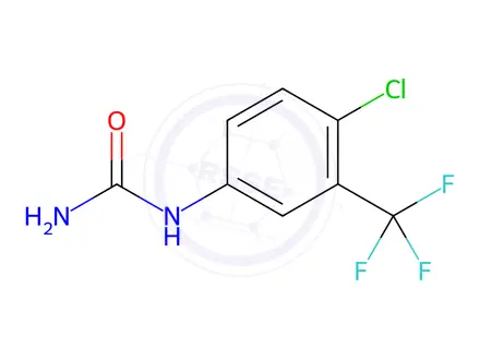 Chemical structure of Sorafenib impurity N