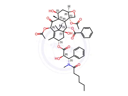 Chemical structure of Paclitaxel EP Impurity F