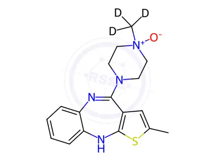 Chemical structure of Olanzapine-d3 N-Oxide
