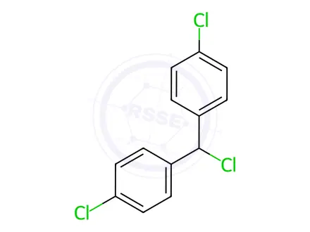 Chemical structure of 4,4'-Dichlorobenzhydrylchloride