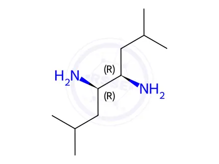 Chemical structure of (4R,5R)-2,7-dimethyloctane-4,5-diamine