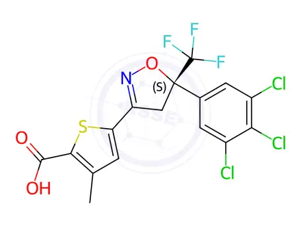 Chemical structure of Lotilaner Impurity 73