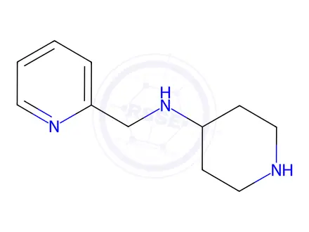 Chemical structure of N-(Pyridin-2-ylmethyl)piperidine-4-aminedihydrochloride