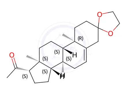 Chemical structure of Dydrogesterone Impurity 29