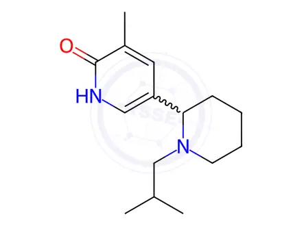 Chemical structure of 5-(1-Isobutylpiperidin-2-yl)-3-methylpyridin-2(1H)-one
