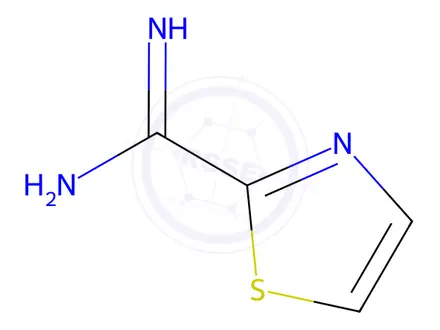 Chemical structure of Thiazole-2-carboximidamide Hydrochloride