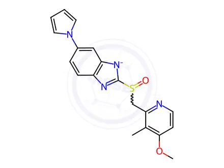 Chemical structure of Ilaprazole(Sodium salt)