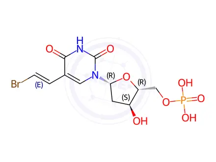 Chemical structure of Brivudine Impurity 1