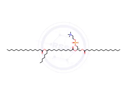Chemical structure of 16:0-(12-PAHSA) PC