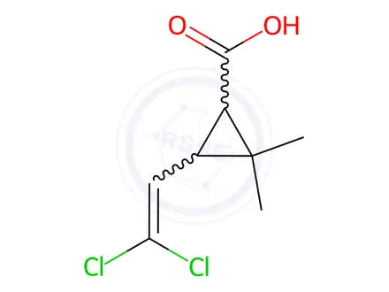 Chemical structure of Permethrin Impurity 6(Permethrin EP Impurity F)
