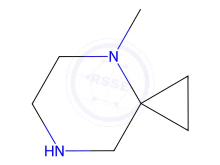 Chemical structure of 4-methyl-4,7-diazaspiro[2.5]octane dihydrochloride