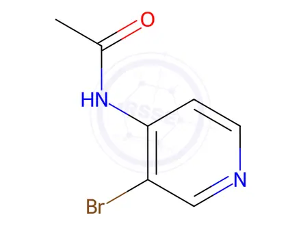 Chemical structure of 4-(Acetylamino)-3-bromopyridine