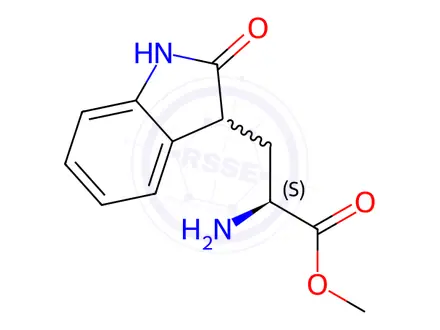 Chemical structure of Tryptophan Impurity 134 Hydrochloride
