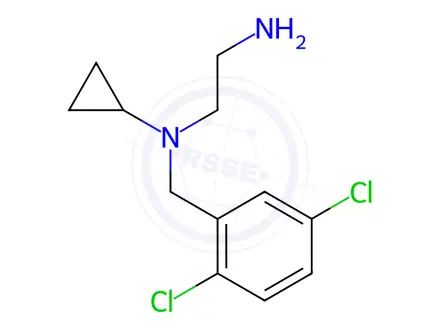 Chemical structure of N1-Cyclopropyl-N1-(2,5-dichlorobenzyl)ethane-1,2-diamine