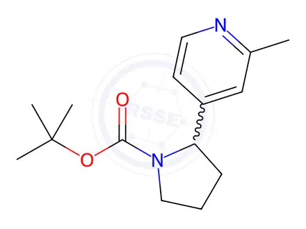Chemical structure of tert-Butyl 2-(2-methylpyridin-4-yl)pyrrolidine-1-carboxylate