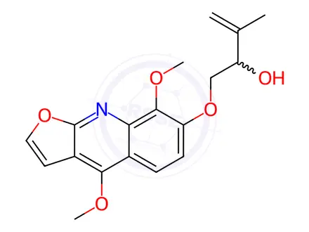 Chemical structure of Evodine