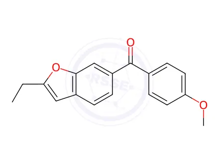 Chemical structure of Benzbromarone Impurity 22