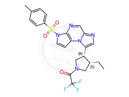 Chemical structure of Upadacitinib Trifluoroacetamide impurity