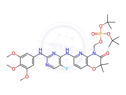 Chemical structure of Fostamatinib Impurity 2