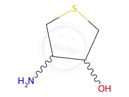 Chemical structure of 4-Aminotetrahydrothiophen-3-ol
